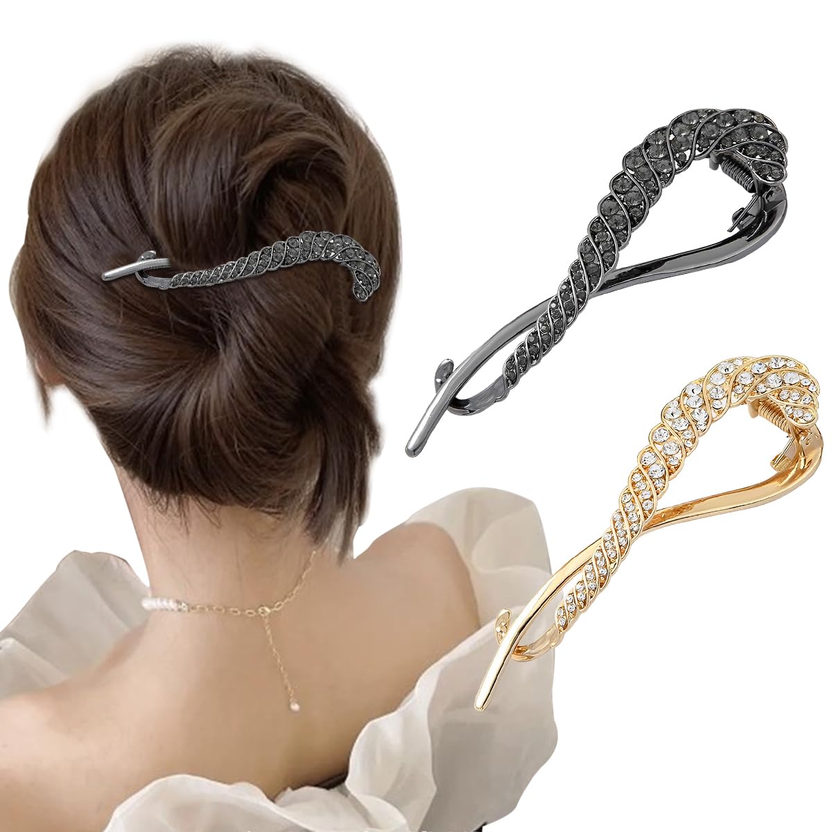 PALAY Women Hair Combs Accessories Retro Decorative Hair Comb Clips - Rhinestone Flower Hairpin for Ladies PALAY Women Hair Combs Accessories Retro Decorative Hair Comb Clips - Rhinestone Flower Hairpin for Ladies
